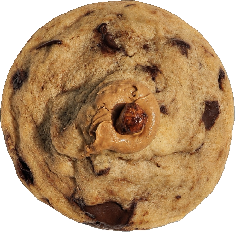 Cookie Scrat, cœur praliné amandes et noisettes